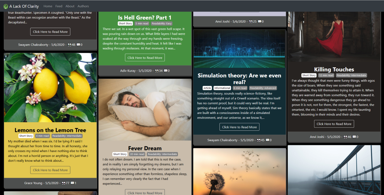 Thumbnail for A Lack Of Clarity